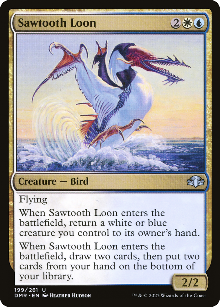 Sawtooth Loon [Dominaria Remastered] | Silver Goblin