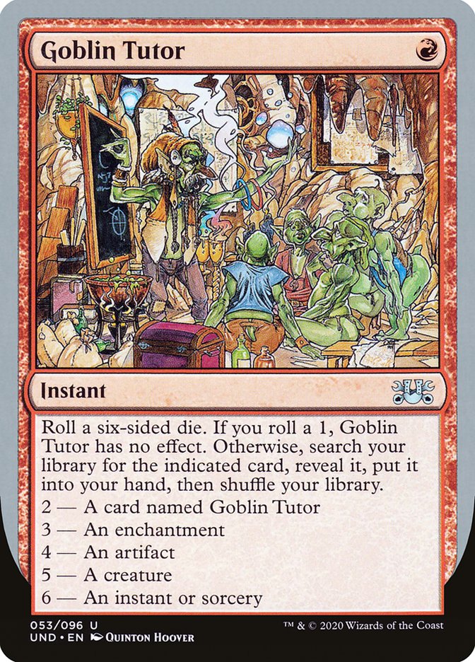 Goblin Tutor [Unsanctioned] | Silver Goblin