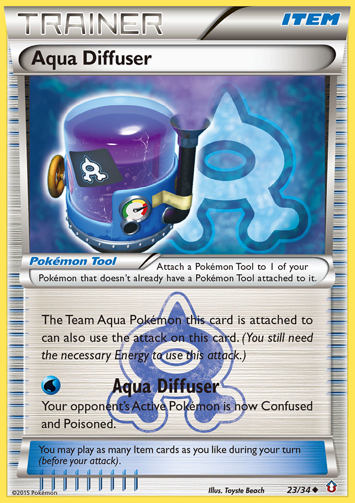 Aqua Diffuser (23/34) [XY: Double Crisis] | Silver Goblin