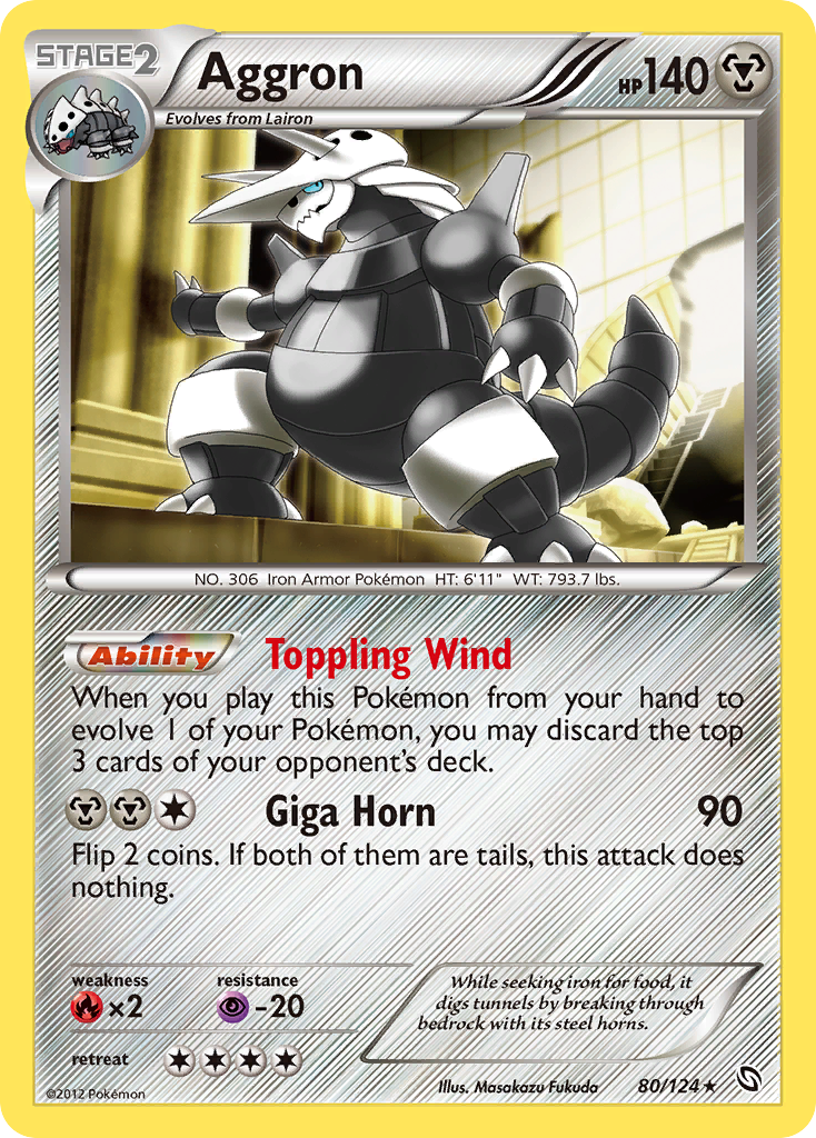 Aggron (80/124) [Black & White: Dragons Exalted] | Silver Goblin