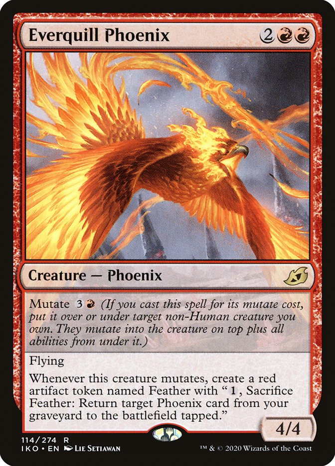 Everquill Phoenix [Ikoria: Lair of Behemoths] | Silver Goblin
