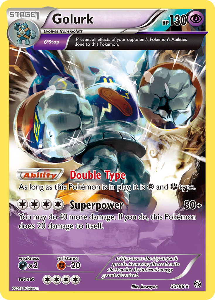 Golurk (35/98) [XY: Ancient Origins] | Silver Goblin