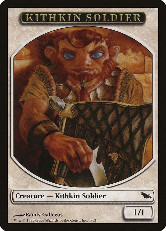 Kithkin Soldier Token [Shadowmoor Tokens] | Silver Goblin