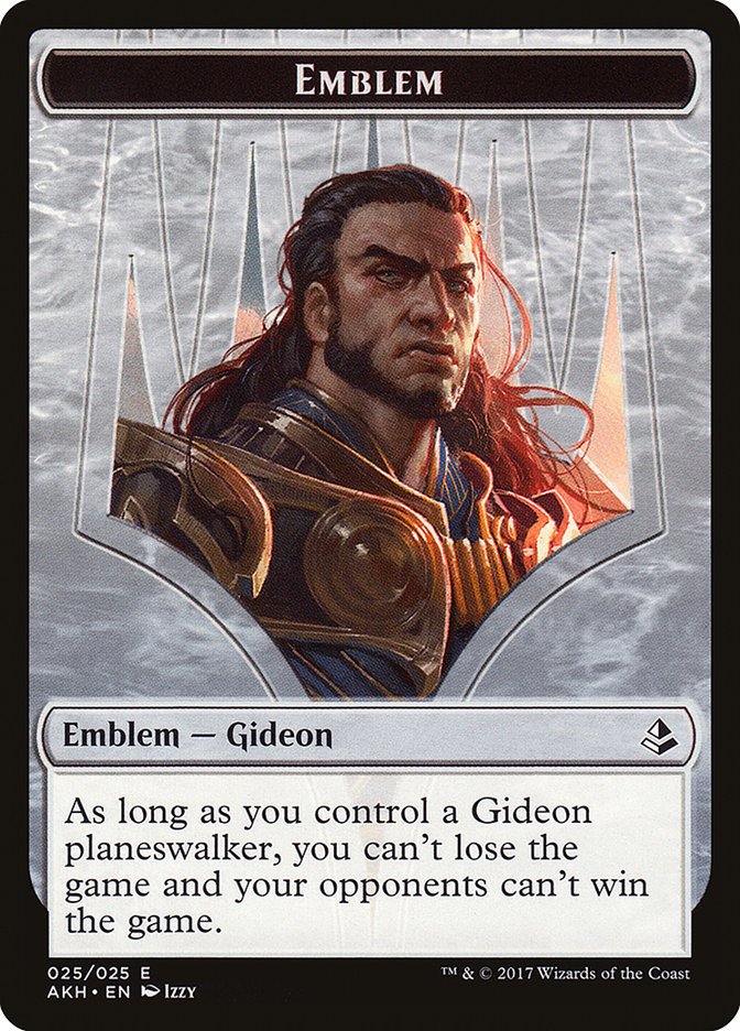 Gideon of the Trials Emblem [Amonkhet Tokens] | Silver Goblin