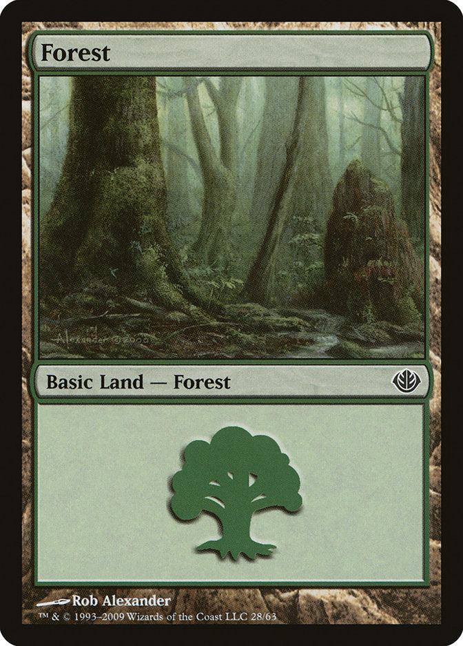 Forest (28) [Duel Decks: Garruk vs. Liliana] | Silver Goblin
