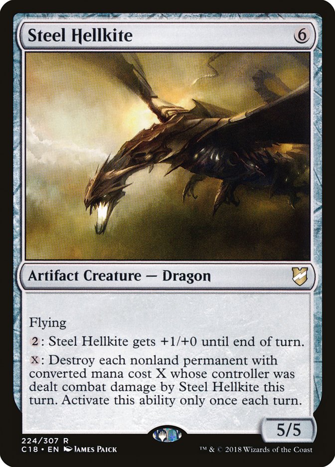 Steel Hellkite [Commander 2018] | Silver Goblin