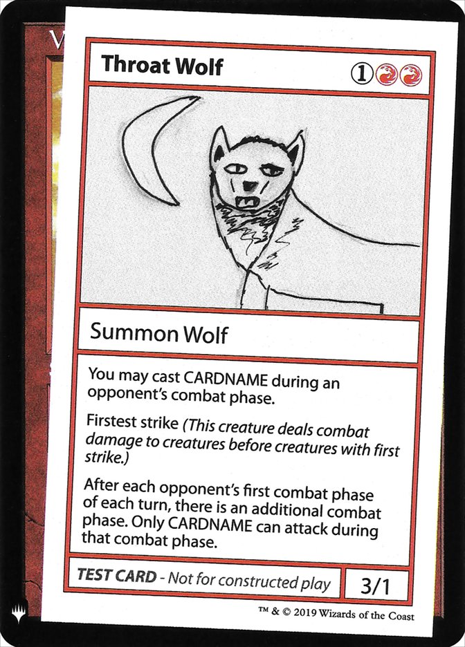Throat Wolf [Mystery Booster Playtest Cards] | Silver Goblin