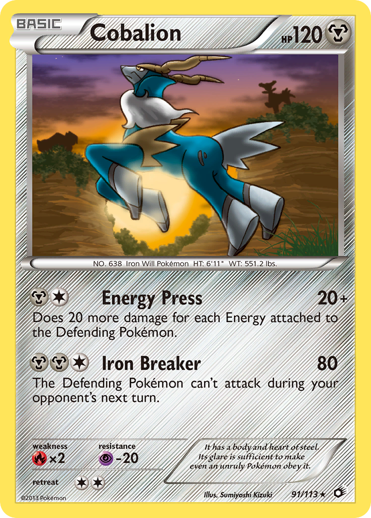 Cobalion (91/113) [Black & White: Legendary Treasures] | Silver Goblin