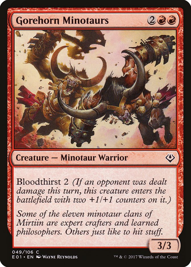 Gorehorn Minotaurs [Archenemy: Nicol Bolas] | Silver Goblin