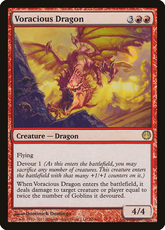Voracious Dragon [Duel Decks: Knights vs. Dragons] | Silver Goblin
