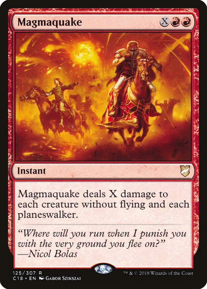 Magmaquake [Commander 2018] | Silver Goblin