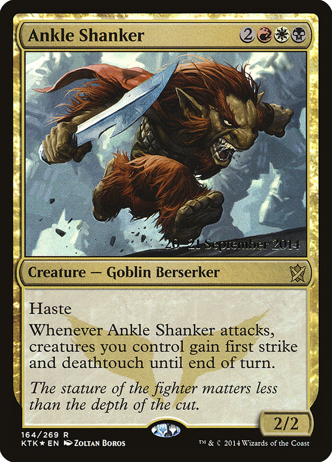 Ankle Shanker [Khans of Tarkir Prerelease Promos] | Silver Goblin