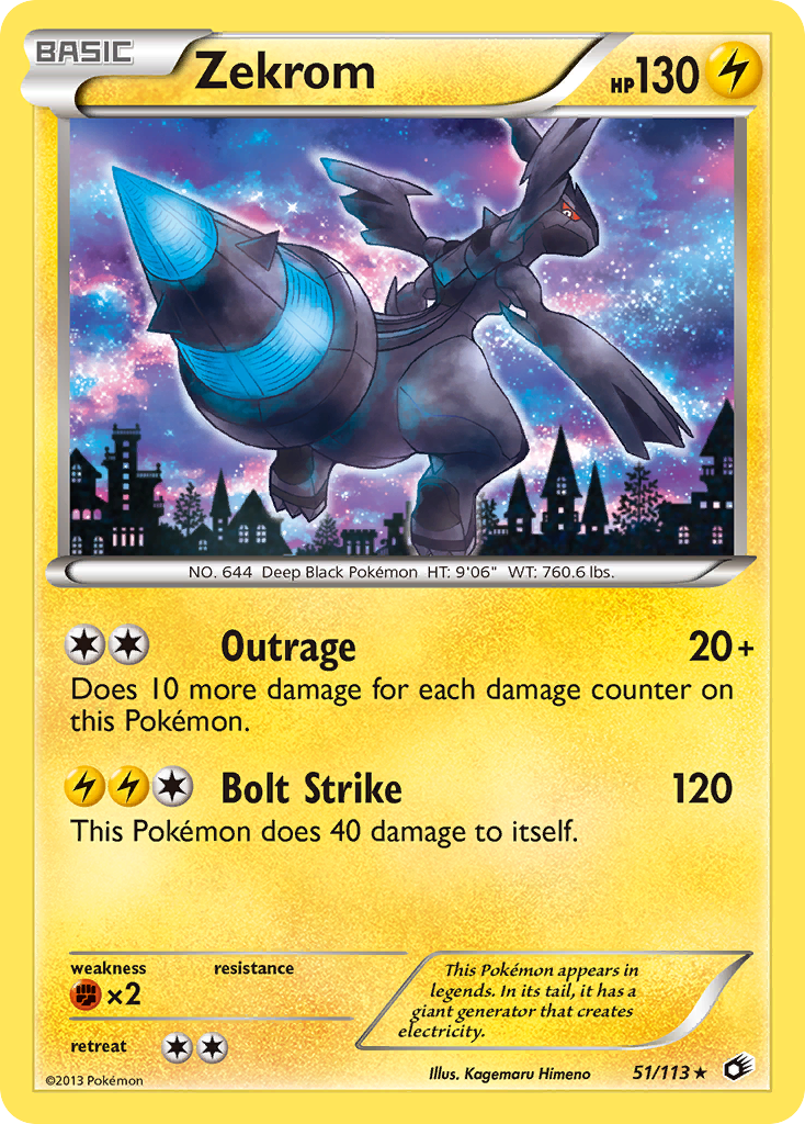 Zekrom (51/113) [Black & White: Legendary Treasures] | Silver Goblin