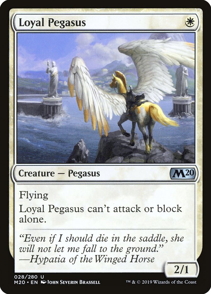 Loyal Pegasus [Core Set 2020] | Silver Goblin