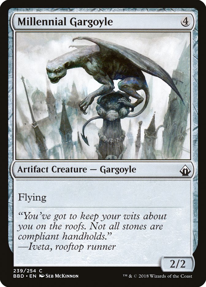 Millennial Gargoyle [Battlebond] | Silver Goblin