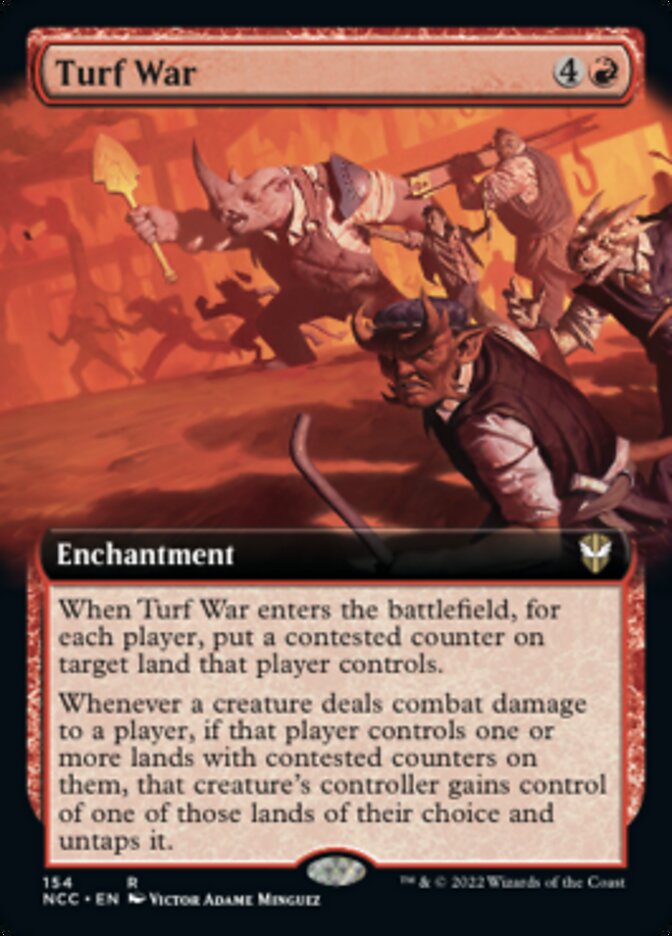Turf War (Extended Art) [Streets of New Capenna Commander] | Silver Goblin