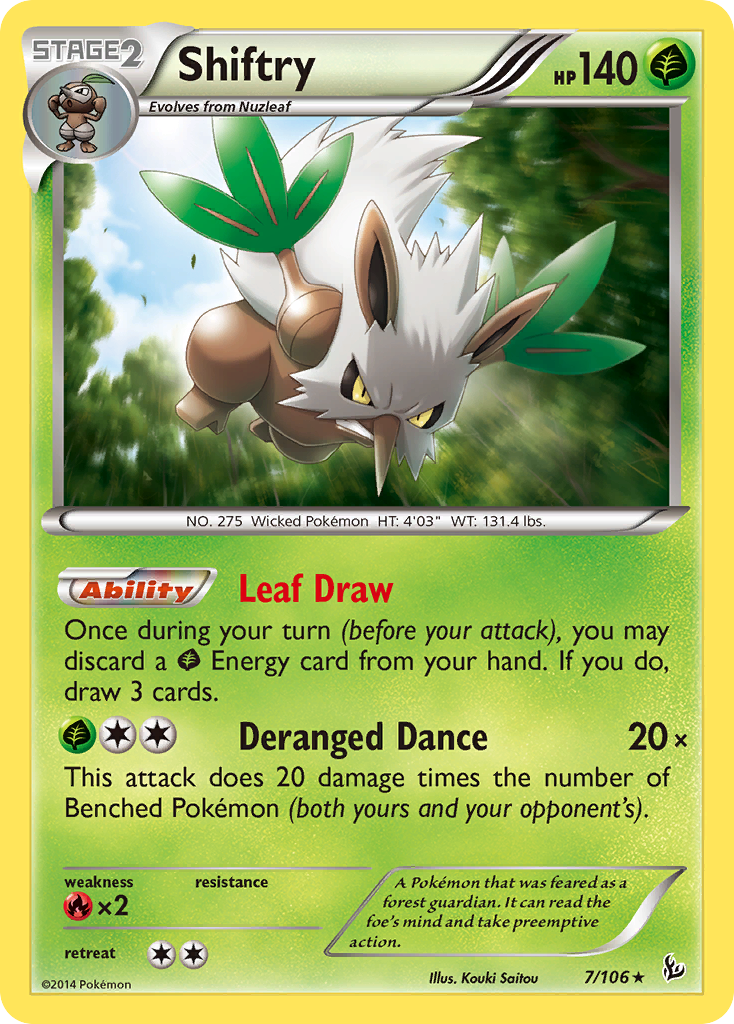 Shiftry (7/106) [XY: Flashfire] | Silver Goblin