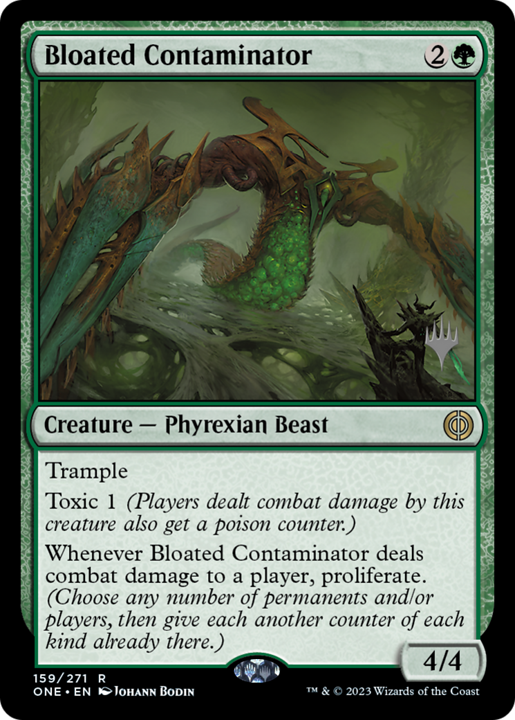Bloated Contaminator (Promo Pack) [Phyrexia: All Will Be One Promos] | Silver Goblin