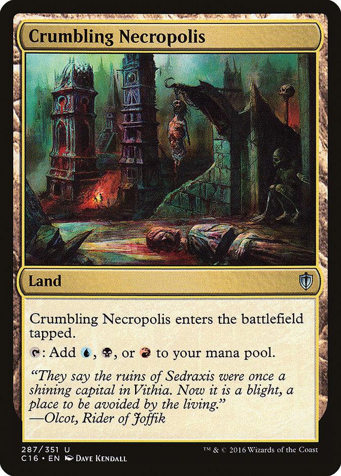 Crumbling Necropolis [Commander 2016] | Silver Goblin