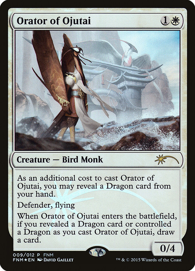 Orator of Ojutai [Friday Night Magic 2015] | Silver Goblin