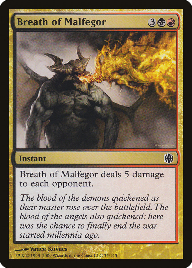 Breath of Malfegor [Alara Reborn] | Silver Goblin