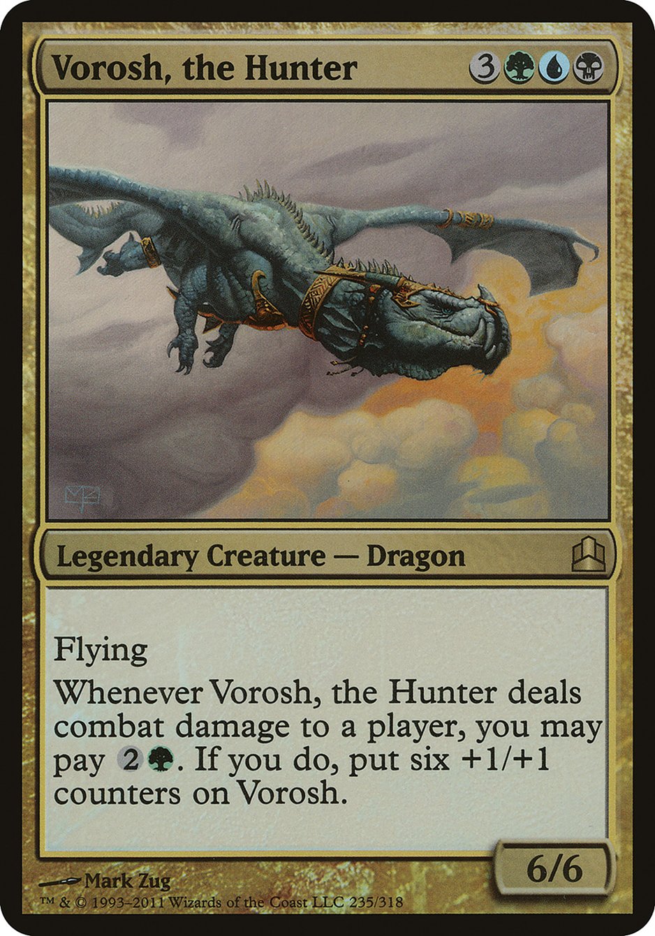 Vorosh, the Hunter (Oversized) [Commander 2011 Oversized] | Silver Goblin