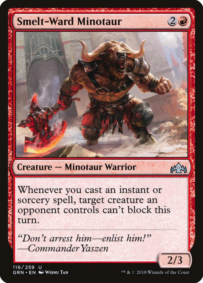 Smelt-Ward Minotaur [Guilds of Ravnica] | Silver Goblin