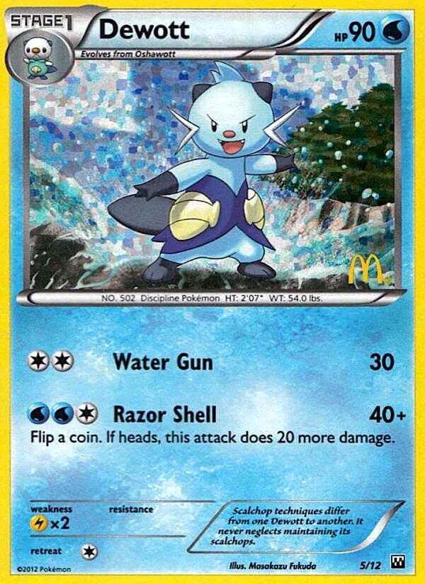 Dewott (5/12) [McDonald's Promos: 2012 Collection] | Silver Goblin