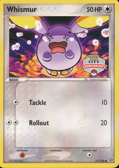 Whismur (73/106) (City Championship) [EX: Emerald] | Silver Goblin