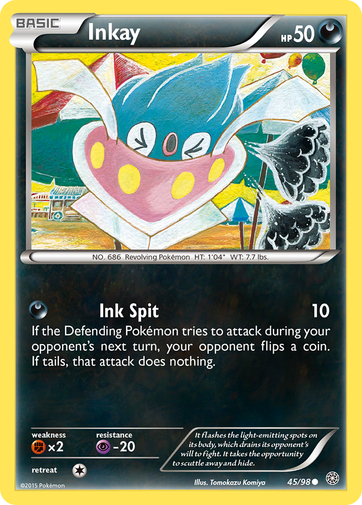 Inkay (45/98) [XY: Ancient Origins] | Silver Goblin