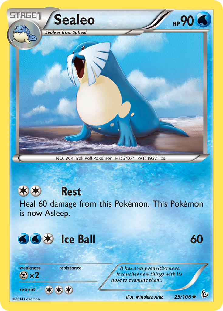 Sealeo (25/106) [XY: Flashfire] | Silver Goblin