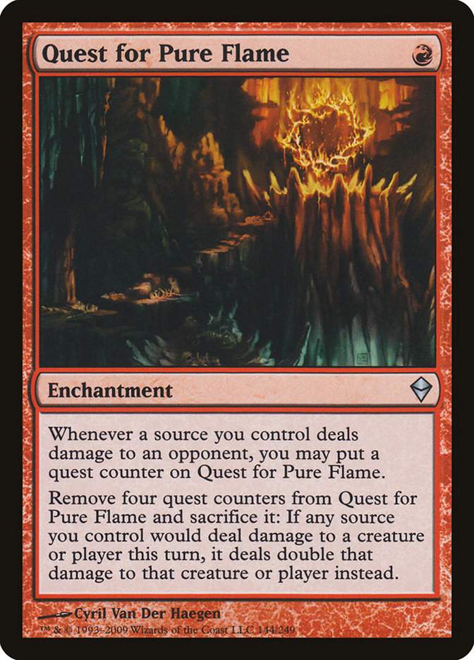 Quest for Pure Flame [Zendikar] | Silver Goblin