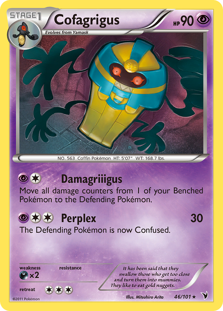 Cofagrigus (46/101) [Black & White: Noble Victories] | Silver Goblin