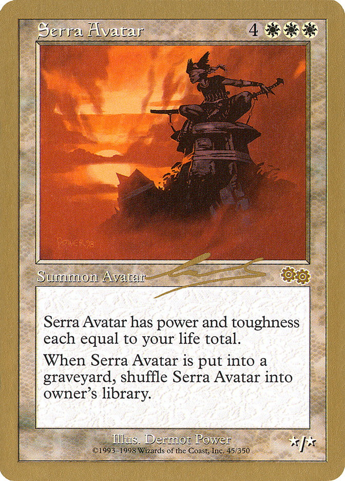 Serra Avatar (Nicolas Labarre) [World Championship Decks 2000] | Silver Goblin