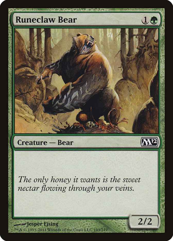 Runeclaw Bear [Magic 2012] | Silver Goblin