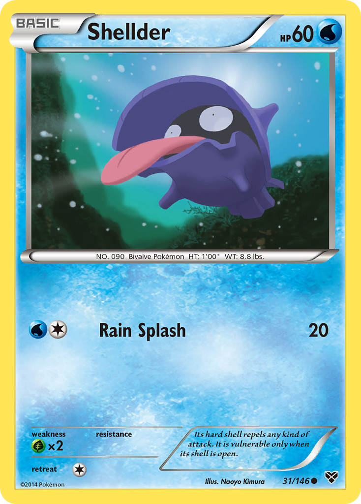 Shellder (31/146) [XY: Base Set] | Silver Goblin