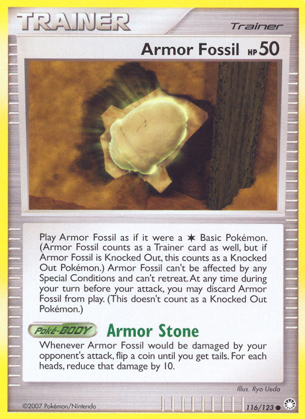 Armor Fossil (116/123) [Diamond & Pearl: Mysterious Treasures] | Silver Goblin