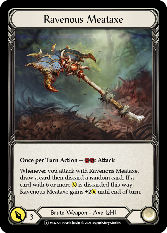 Ravenous Meataxe [U-MON221] Unlimited Edition Normal | Silver Goblin