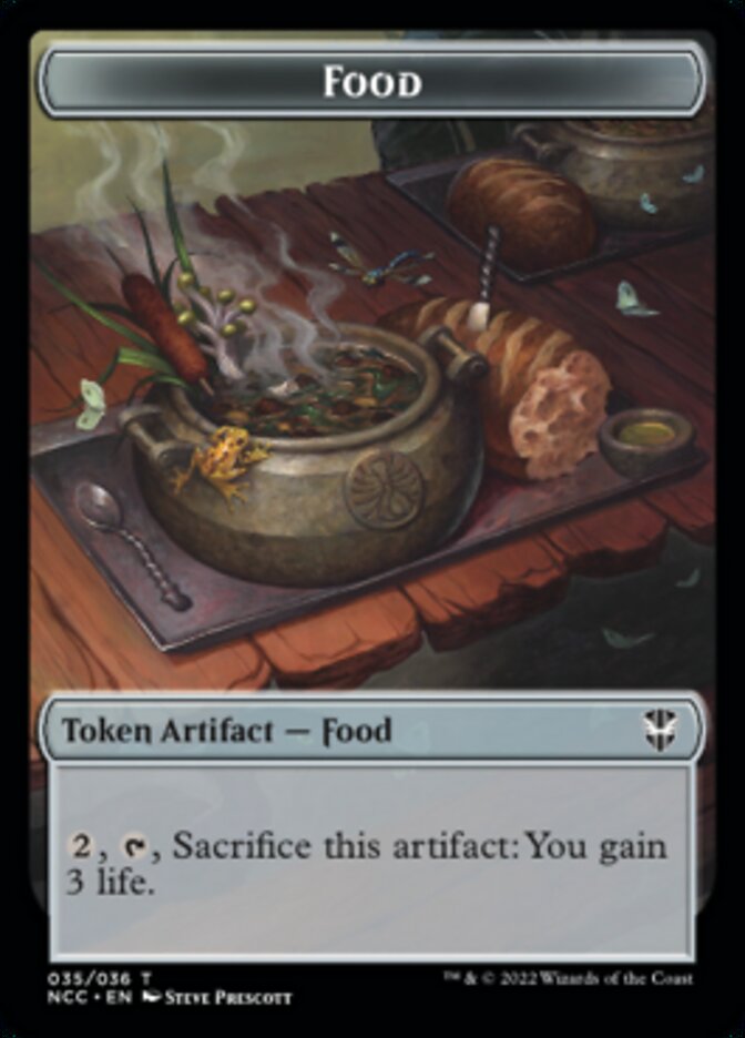 Food // Citizen Double-Sided Token [Streets of New Capenna Commander Tokens] | Silver Goblin