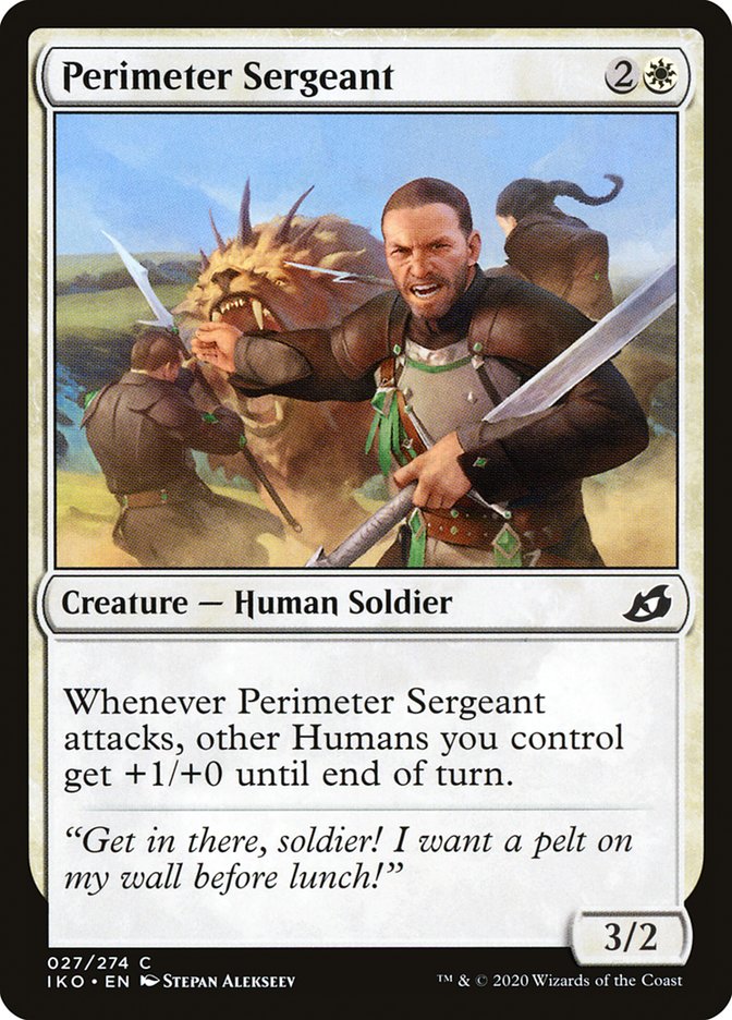 Perimeter Sergeant [Ikoria: Lair of Behemoths] | Silver Goblin
