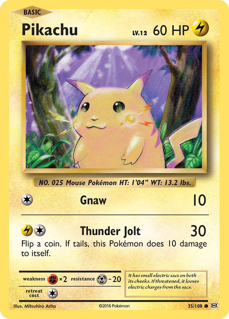 Pikachu (35/108) [XY: Evolutions] | Silver Goblin