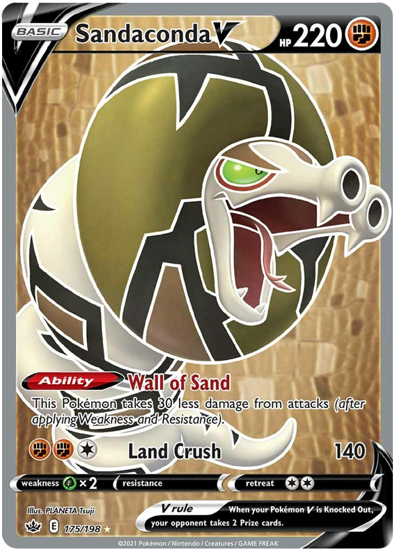 Sandaconda V (175/198) [Sword & Shield: Chilling Reign] | Silver Goblin