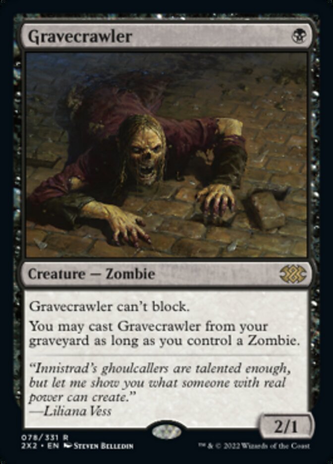 Gravecrawler [Double Masters 2022] | Silver Goblin
