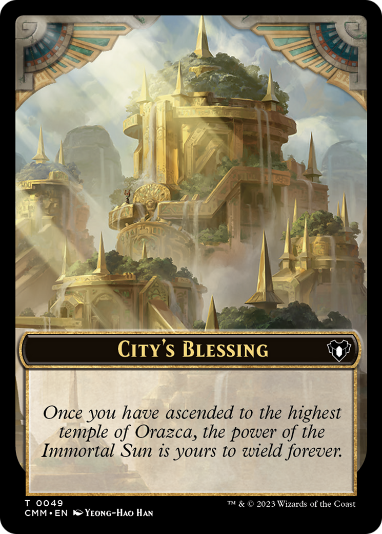 City's Blessing Token [Commander Masters Tokens] | Silver Goblin