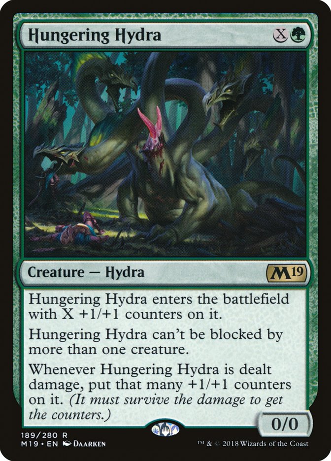 Hungering Hydra [Core Set 2019] | Silver Goblin