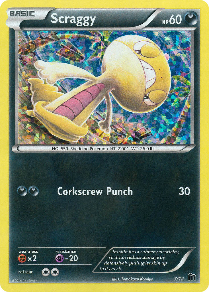 Scraggy (7/12) [McDonald's Promos: 2016 Collection] | Silver Goblin