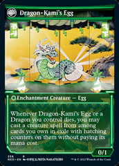 The Dragon-Kami Reborn // Dragon-Kami's Egg (Showcase Soft Glow) [Kamigawa: Neon Dynasty] | Silver Goblin