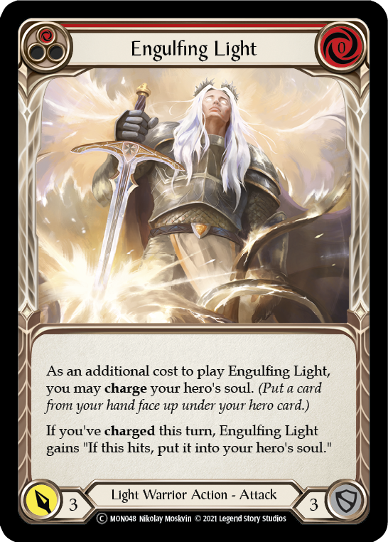 Engulfing Light (Red) [U-MON048] (Monarch Unlimited)  Unlimited Normal | Silver Goblin