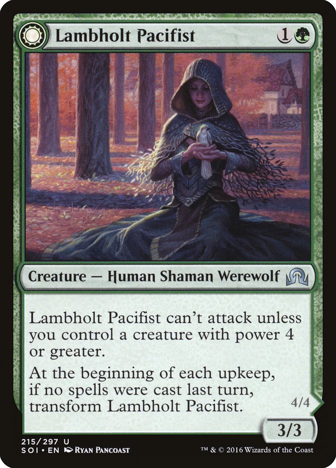 Lambholt Pacifist // Lambholt Butcher [Shadows over Innistrad] | Silver Goblin