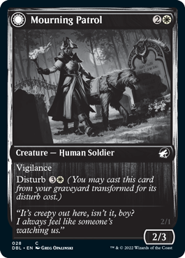Mourning Patrol // Morning Apparition [Innistrad: Double Feature] | Silver Goblin